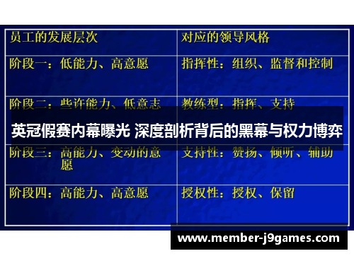 英冠假赛内幕曝光 深度剖析背后的黑幕与权力博弈
